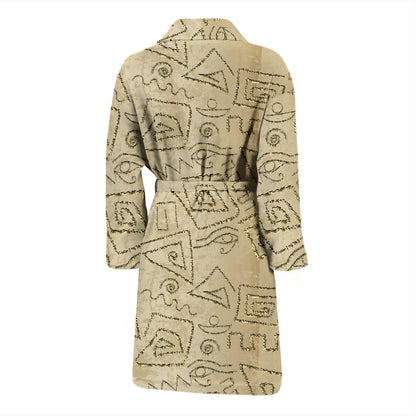 Ancient Greek Print Design LKS3013 Men Bathrobe