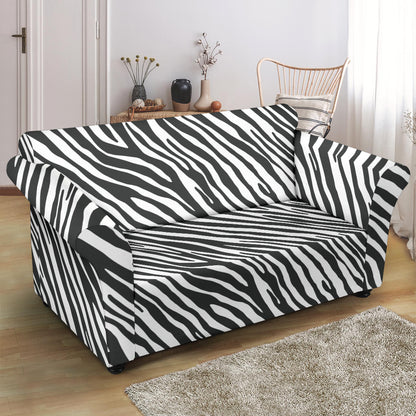 Zebra Classic Print Design LKS302 Loveseat Couch Slipcover