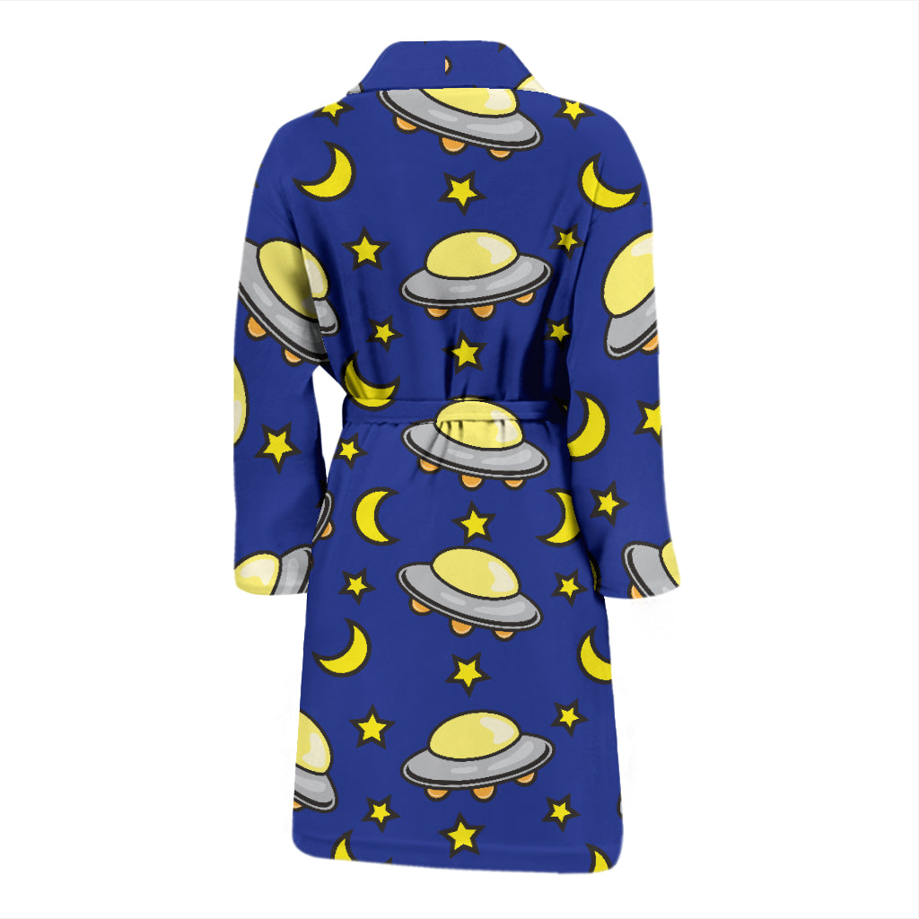 UFO Print Design LKS309 Men Bathrobe