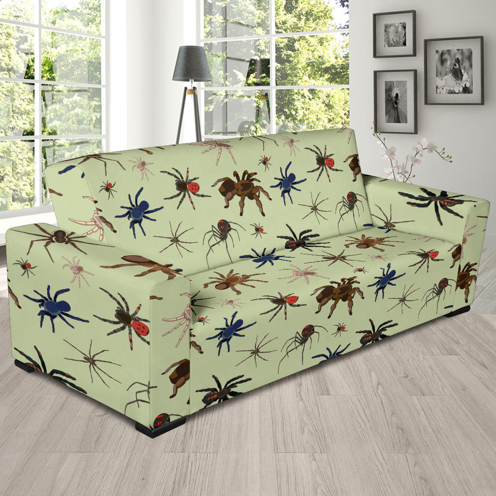Tarantula Pattern Print Design 02 Sofa Slipcover