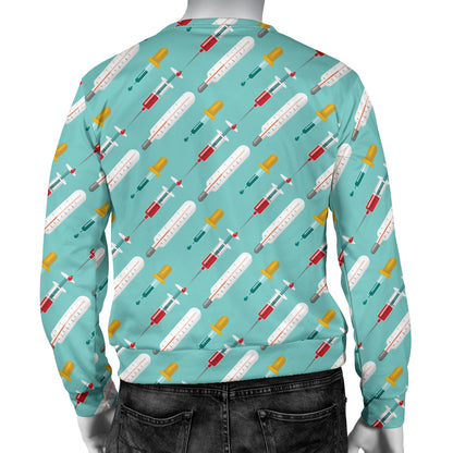 Phlebotomist Medical Print Men Long Sleeve Sweatshirt
