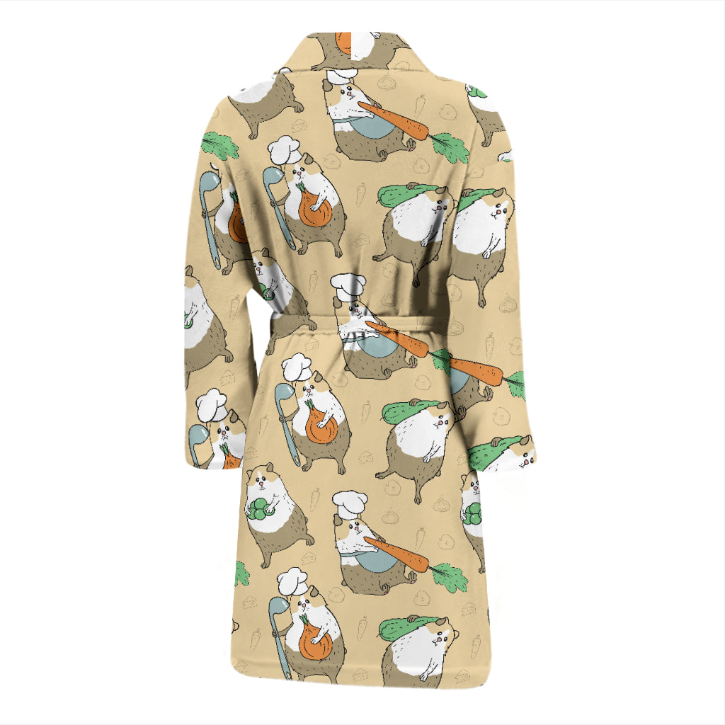 Guinea Pig Print Design LKS401 Men Bathrobe
