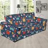 Crab Pattern Print Design 05 Sofa Slipcover