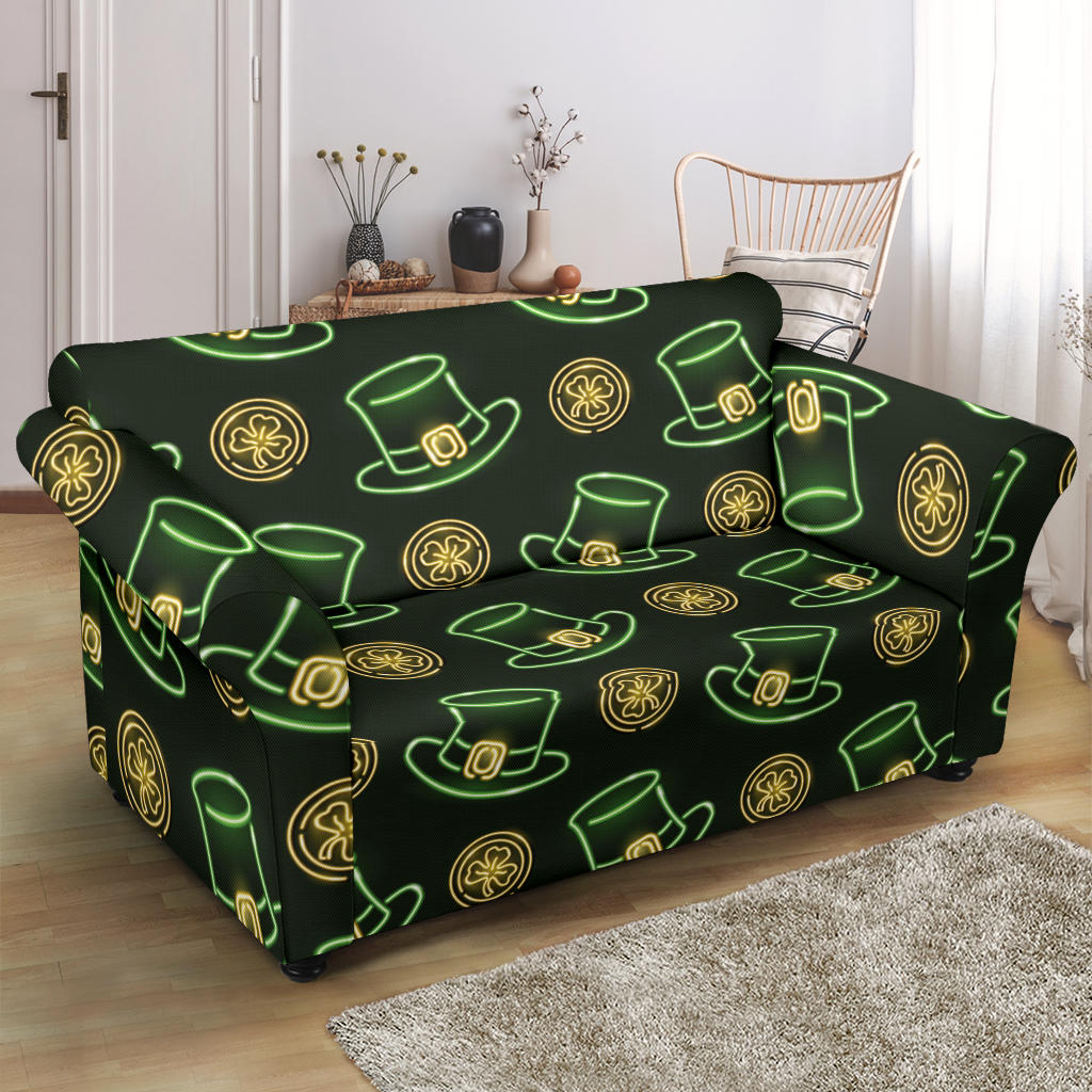 St Patricks Day Print Design LKS308 Loveseat Couch Slipcover