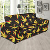 Pot Leaf Pattern Print Design A02 Sofa Slipcover