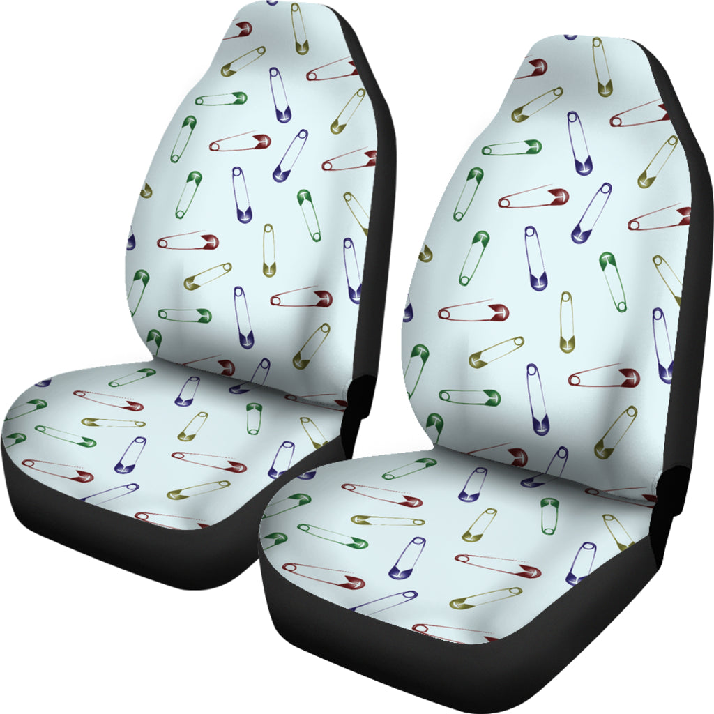 Safety Pin Print Design LKS303 Car Seat Covers