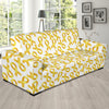 Childhood cancer Pattern Print Design 02 Sofa Slipcover