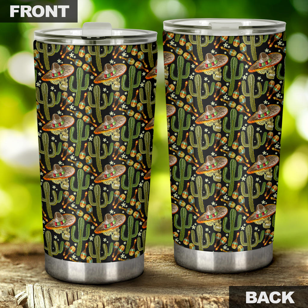 Western Style Print Tumbler