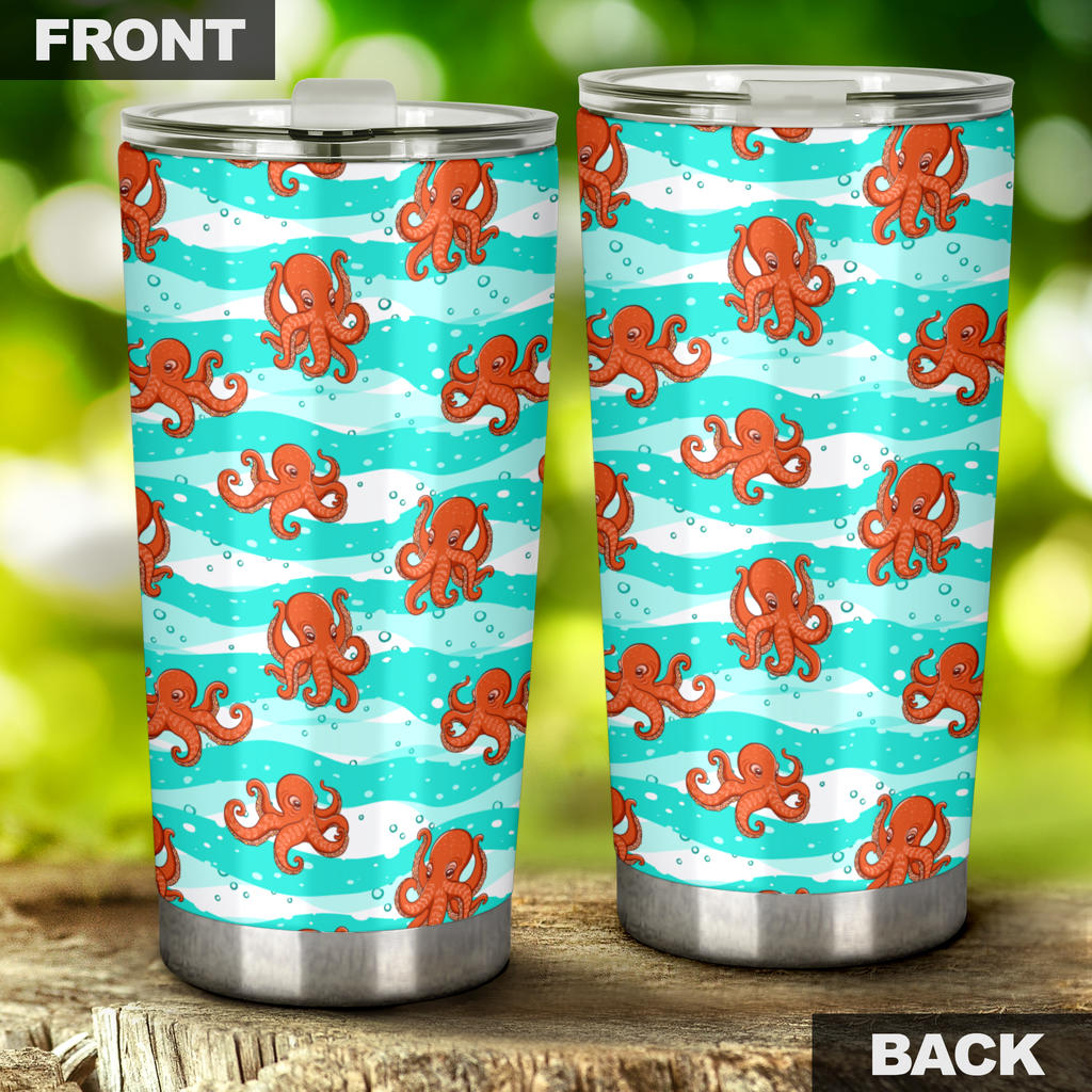 Octopus Cute Design Print Themed Tumbler