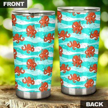Octopus Cute Design Print Themed Tumbler