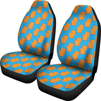 Waffle Print Design LKS304 Car Seat Covers