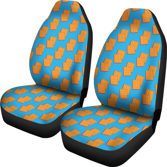 Waffle Print Design LKS304 Car Seat Covers