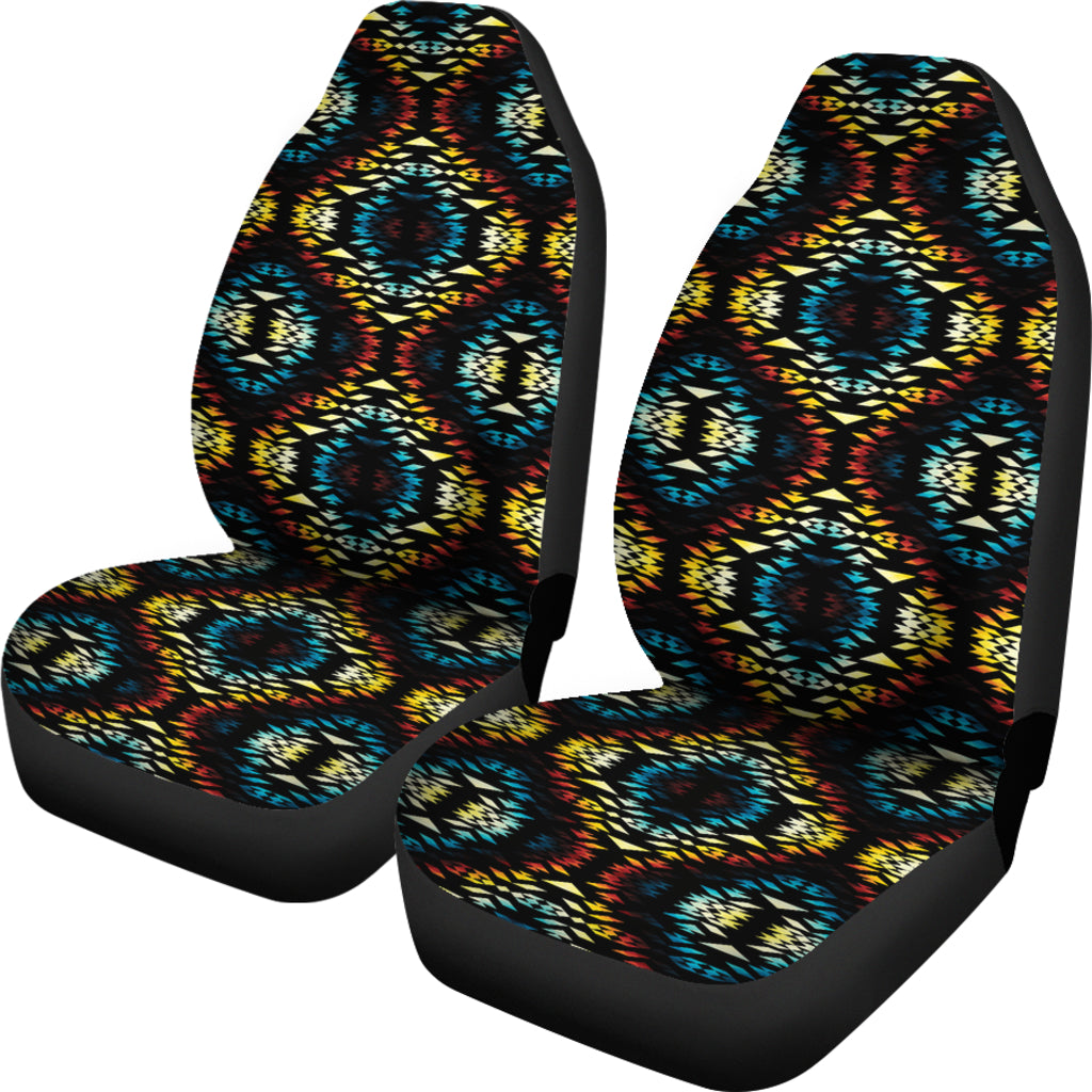 Tribal Pattern Print Design LKS309 Car Seat Covers