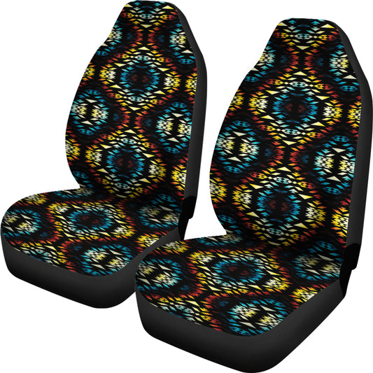 Tribal Pattern Print Design LKS309 Car Seat Covers