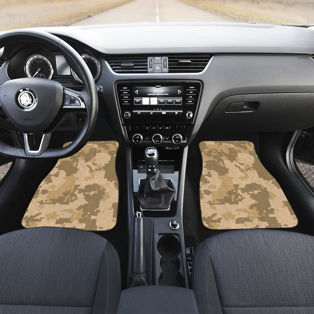 ACU Digital Desert Camouflage Car Floor Mats Front Back