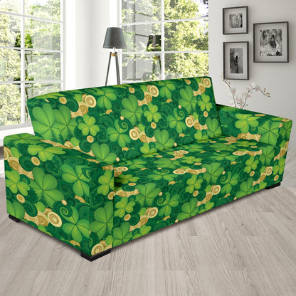 Shamrock Print Design LKS301 Sofa Slipcover