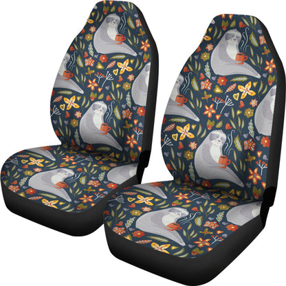 Sloth Print Design LKS303 Car Seat Covers