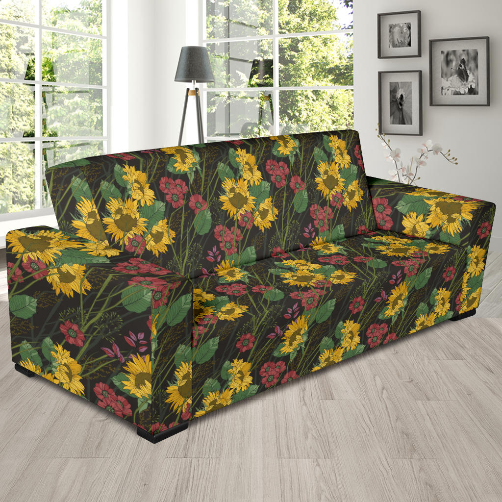 Sunflower Print Design LKS303 Sofa Slipcover