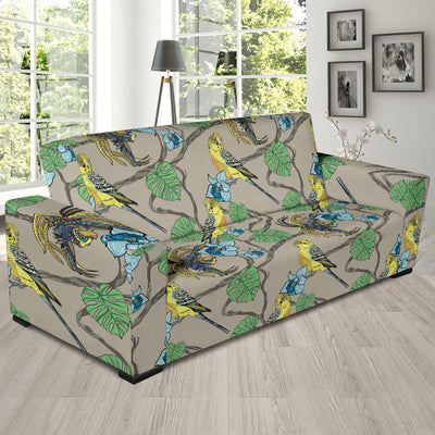 Parakeet Pattern Print Design A02 Sofa Slipcover