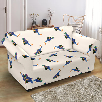 Scuba Driver Print Design LKS301 Loveseat Couch Slipcover