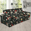 Pirate Pattern Print Design A02 Sofa Slipcover