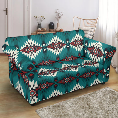 Southwest Pattern Print Design LKS308 Loveseat Couch Slipcover