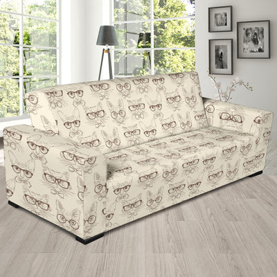 Cat Pattern Print Design 02 Sofa Slipcover