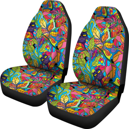 Trippy Print Design LKS301 Car Seat Covers