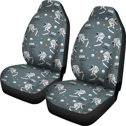 Skateboard Print Design LKS306 Car Seat Covers