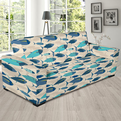Tuna Fish Print Design LKS302 Sofa Slipcover