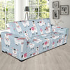 Llama Pattern Print Design 04 Sofa Slipcover