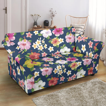 Hibiscus Sweet Print Design LKS304 Loveseat Couch Slipcover