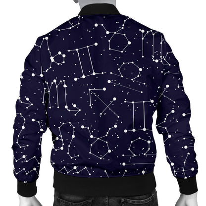 Zodiac Pattern Design Print Men Bomber Jacket