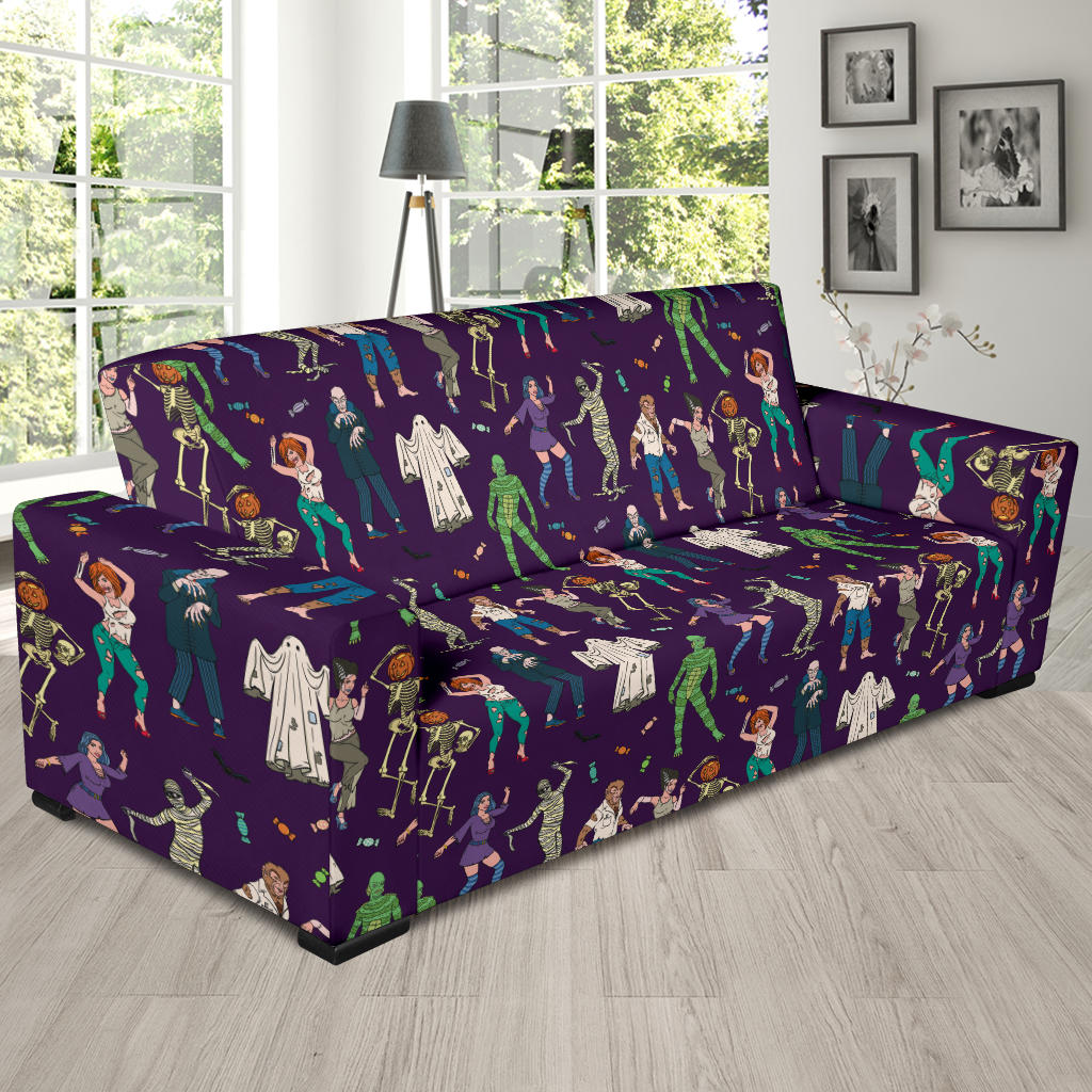 Creepy Zombie Print Design LKS302 Sofa Slipcover