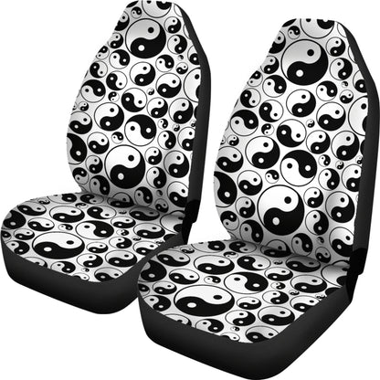 Yin Yang Print Design LKS302 Car Seat Covers