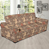 Cowboy Pattern Print Design 02 Sofa Slipcover