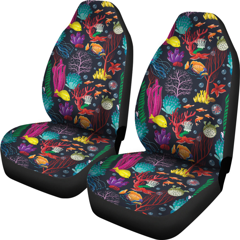 Underwater Cute Print Design LKS303 Car Seat Covers