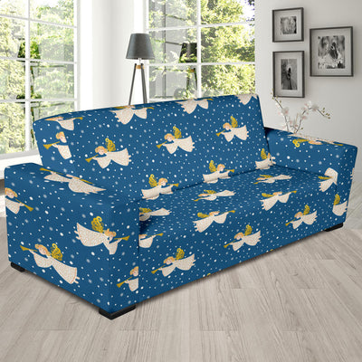 Angel Pattern Print Design 08 Sofa Slipcover