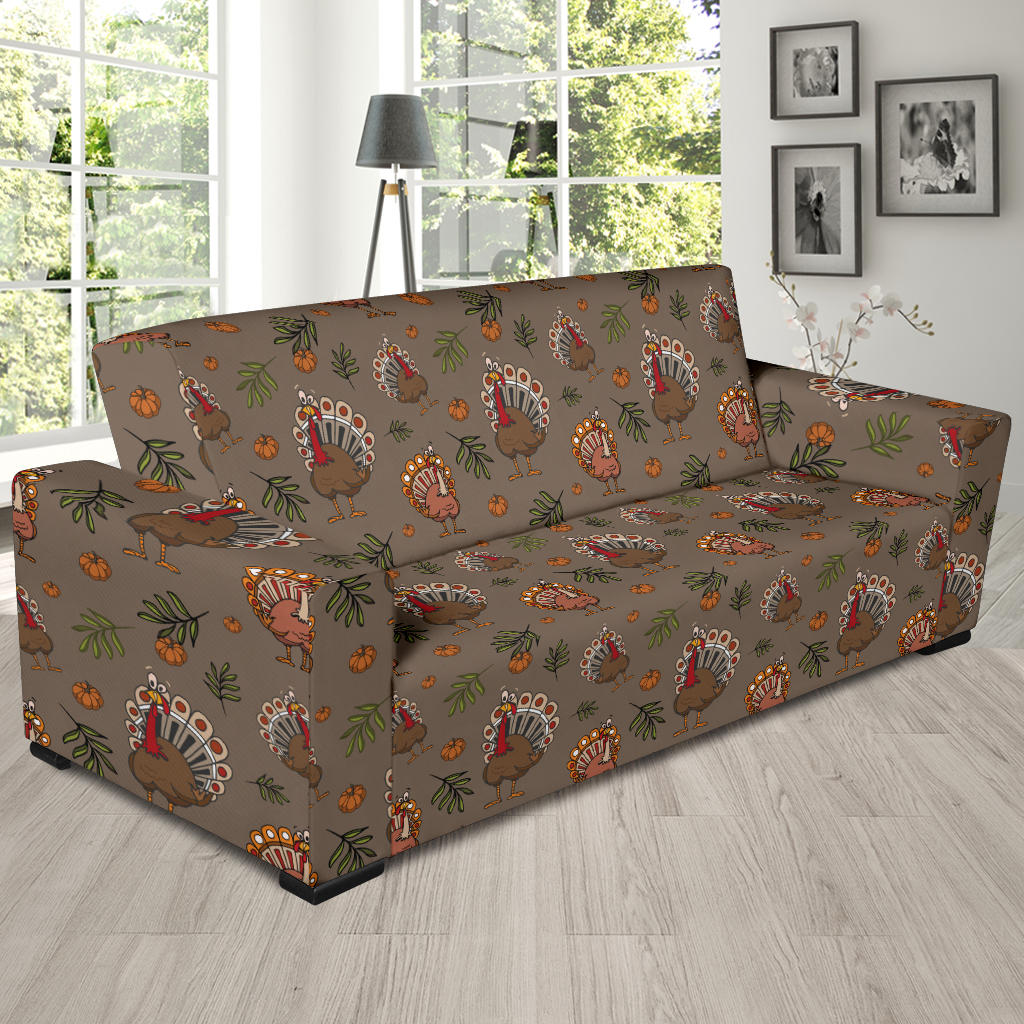 Thanksgiving Print Design LKS306 Sofa Slipcover