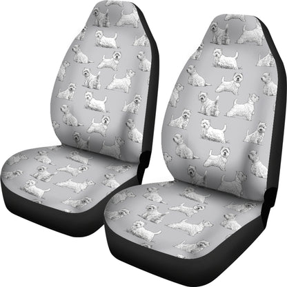 Scottish Terriers Print Design LKS3011 Car Seat Covers