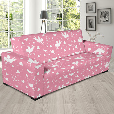 Cupid Pattern Print Design 03 Sofa Slipcover