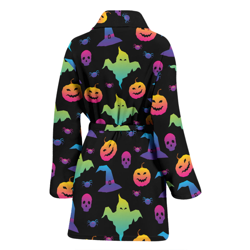 Halloween Print Design LKS404 Women Bathrobe