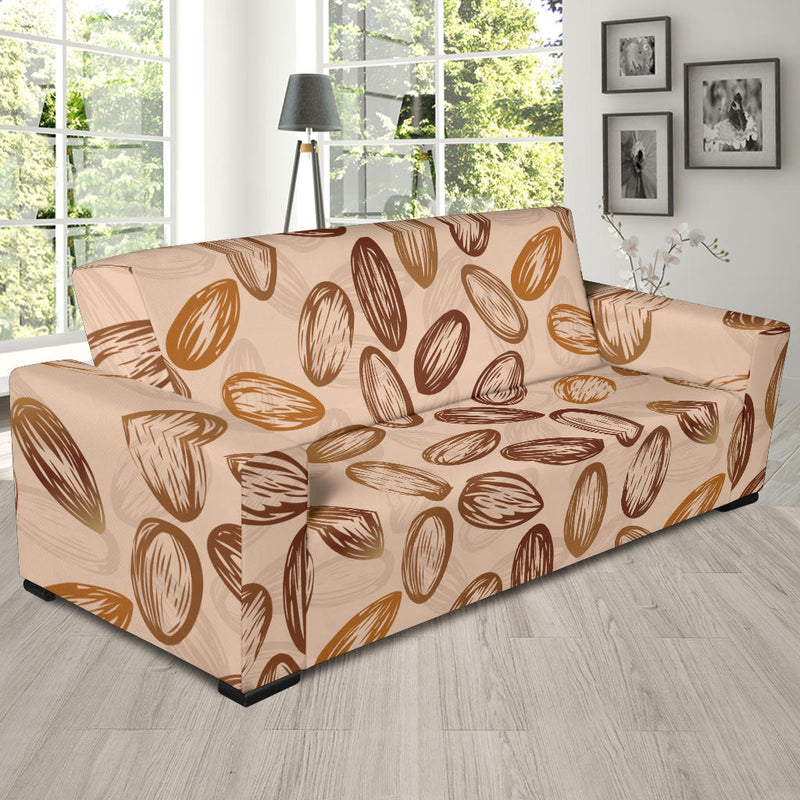 Almond Pattern Print Design 02 Sofa Slipcover