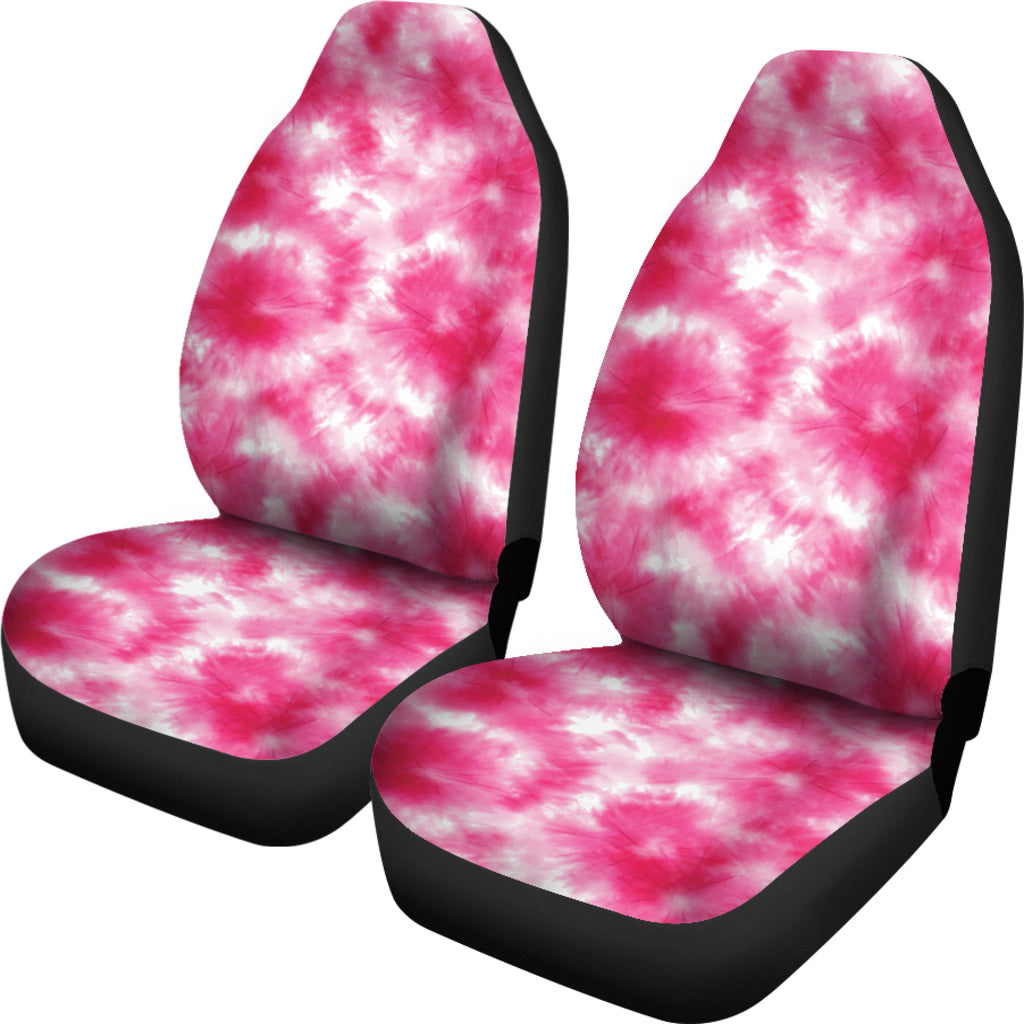 Tie Dye Pink Print Design LKS304 Car Seat Covers