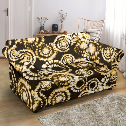 Tie Dye Print Design LKS307 Loveseat Couch Slipcover