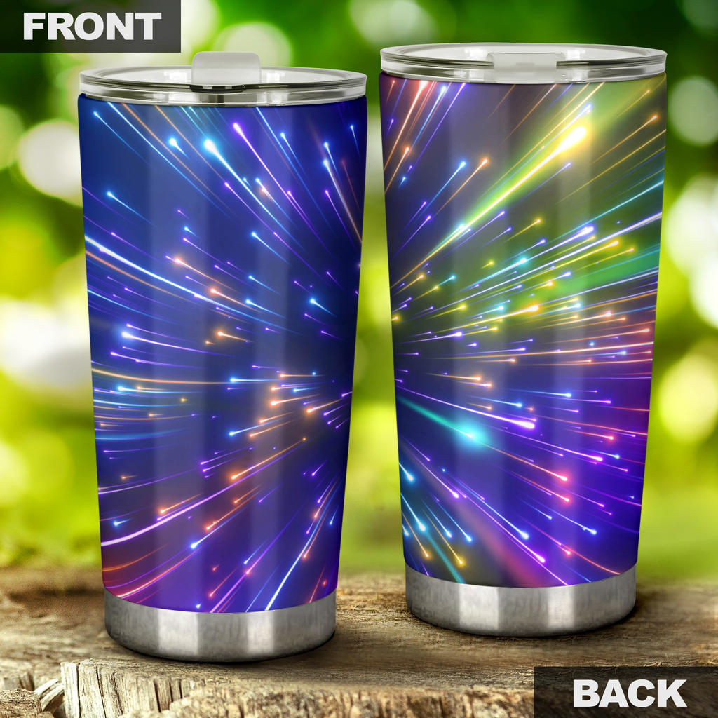 Celestial Rainbow Speed Light Tumbler