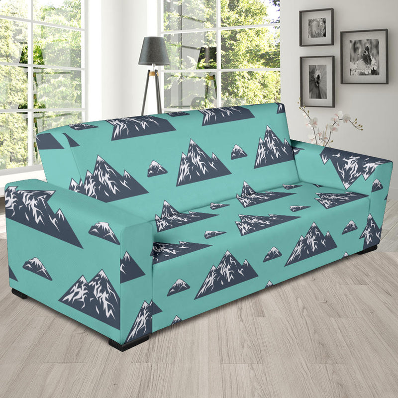 Mountain Pattern Print Design 01 Sofa Slipcover