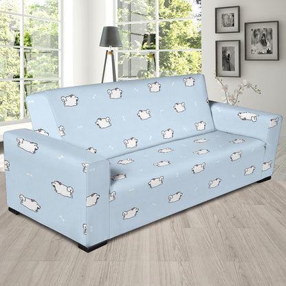 Samoyeds Print Design LKS302 Sofa Slipcover