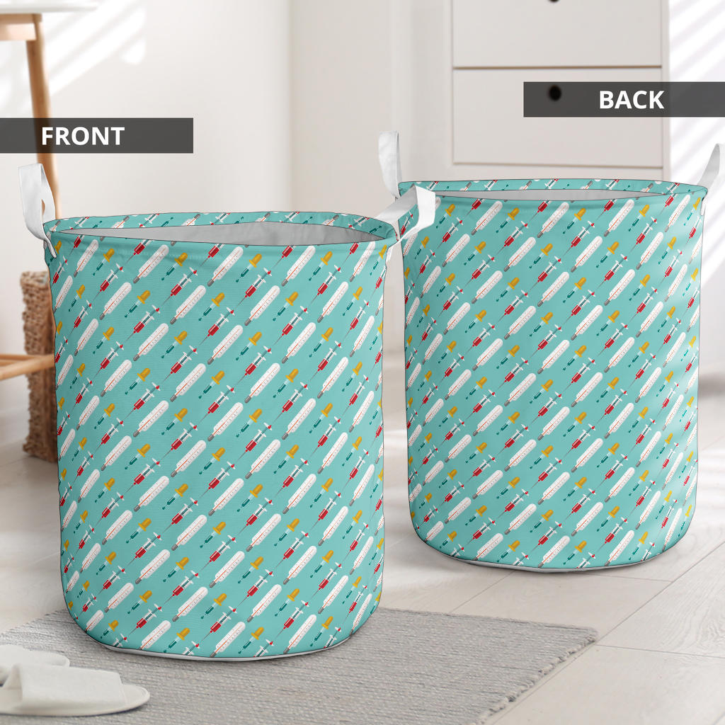 Phlebotomist Medical Print Laundry Basket