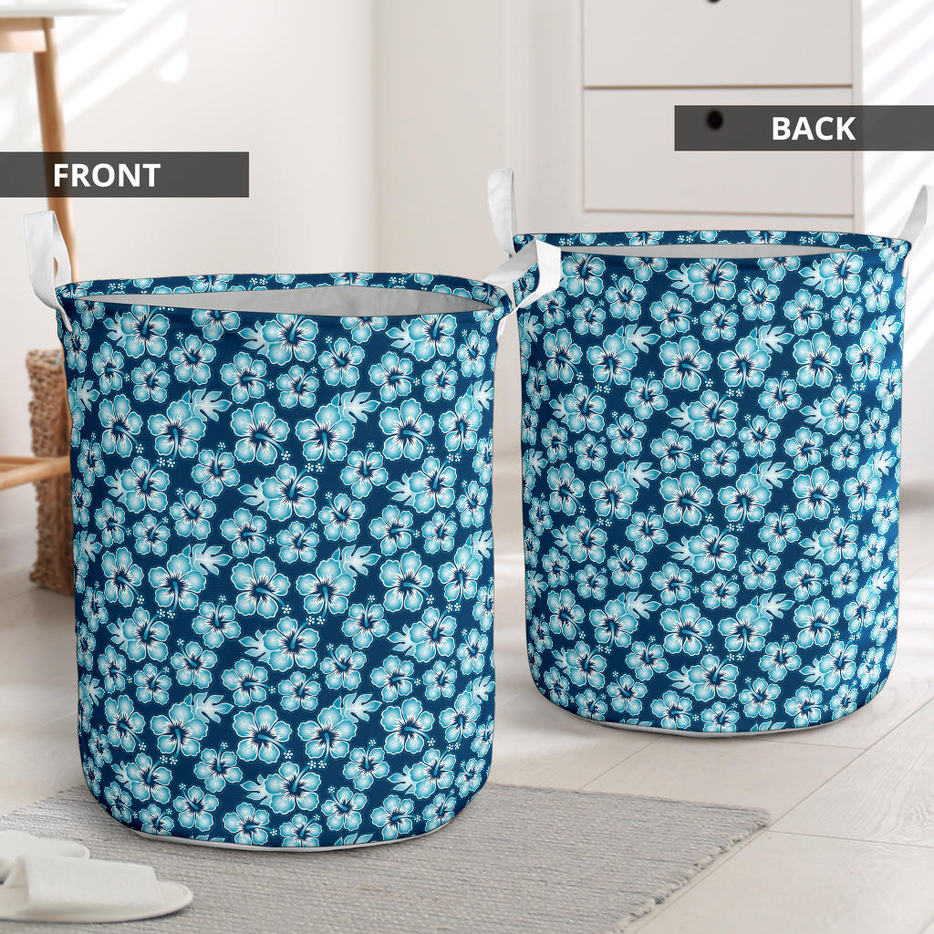 Hibiscus Flower Hawaiian Themed Laundry Basket